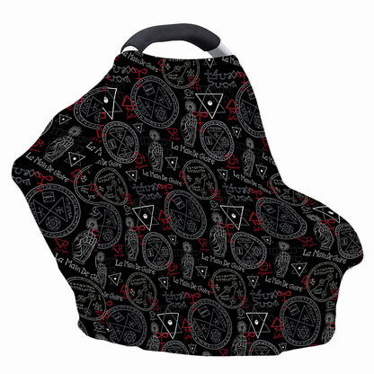 Hand Of Glory Black Magic Witch Print Baby Seat Cover