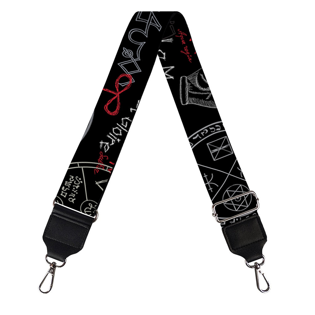 Hand Of Glory Black Magic Witch Print Bag Strap