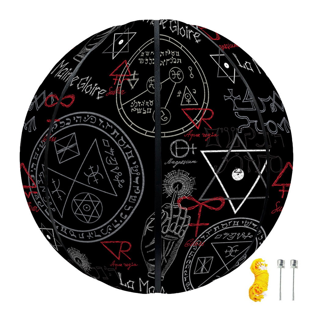 Hand Of Glory Black Magic Witch Print Basketball