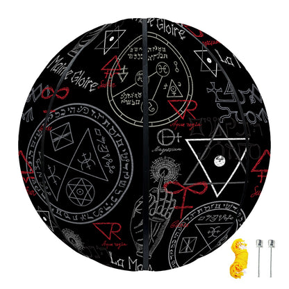 Hand Of Glory Black Magic Witch Print Basketball