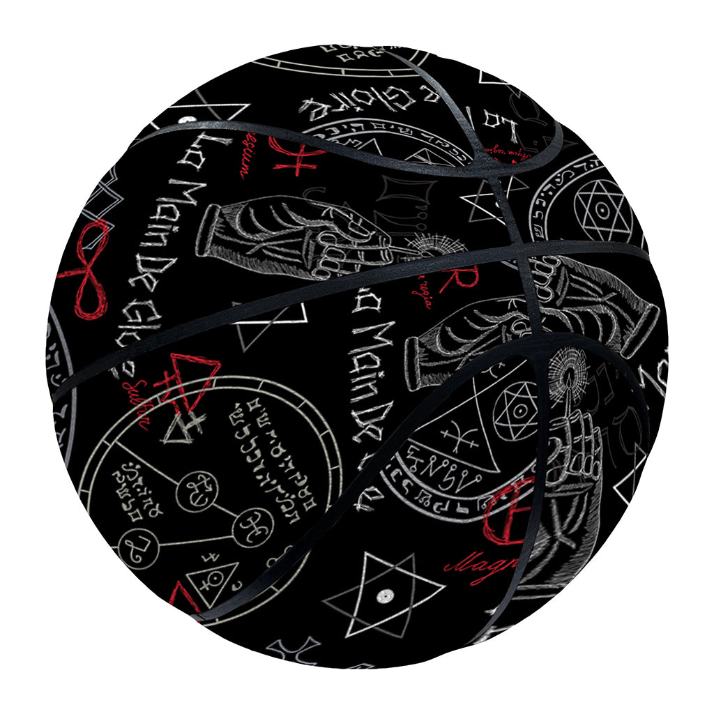 Hand Of Glory Black Magic Witch Print Basketball