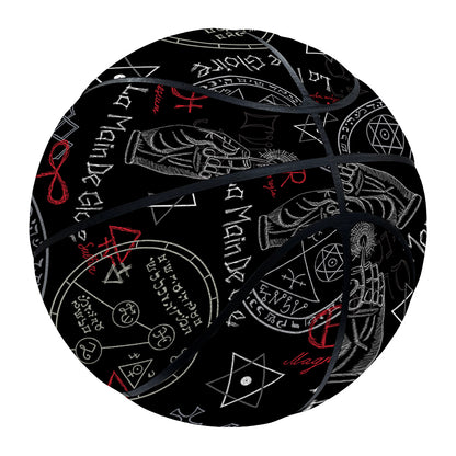 Hand Of Glory Black Magic Witch Print Basketball