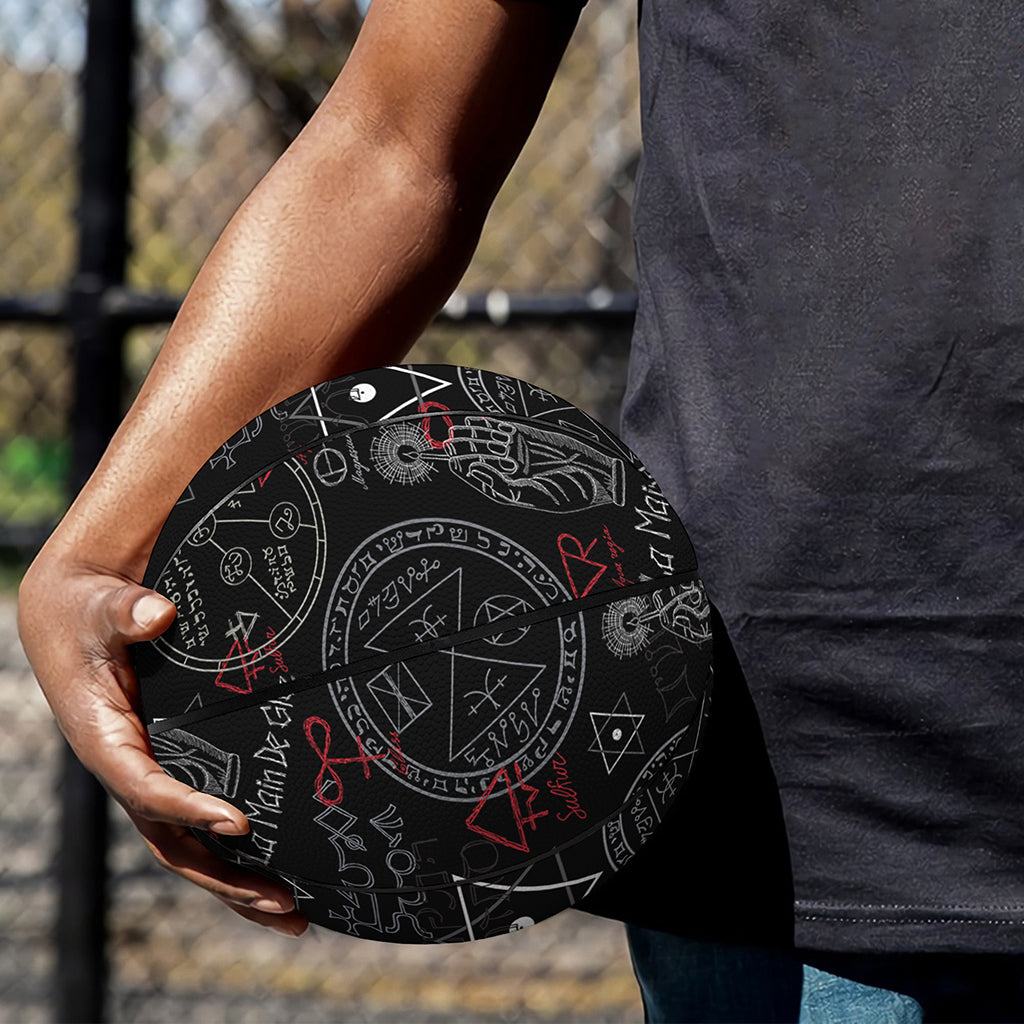 Hand Of Glory Black Magic Witch Print Basketball