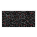 Hand Of Glory Black Magic Witch Print Beach Towel