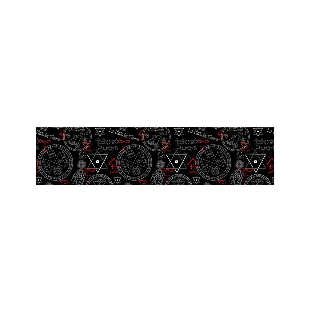 Hand Of Glory Black Magic Witch Print Bed Runner