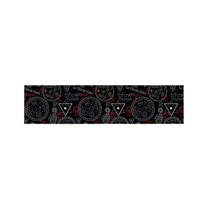 Hand Of Glory Black Magic Witch Print Bed Runner