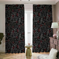 Hand Of Glory Black Magic Witch Print Dimout Pencil Pleat Curtains