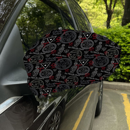 Hand Of Glory Black Magic Witch Print Car Side Mirror Covers
