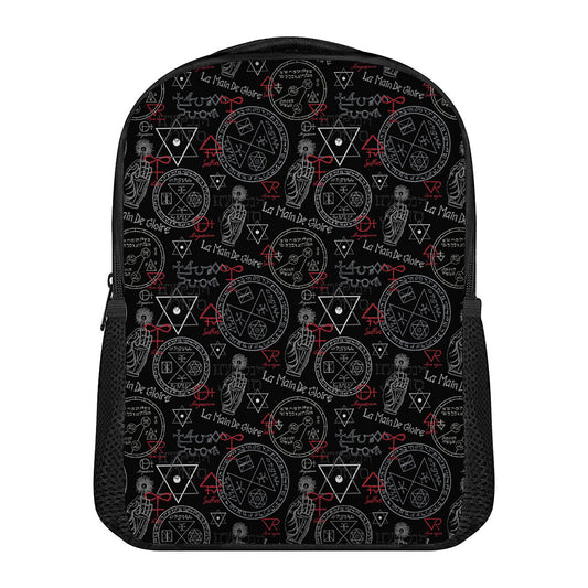 Hand Of Glory Black Magic Witch Print Casual Backpack