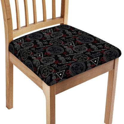 Hand Of Glory Black Magic Witch Print Chair Cushion Cover