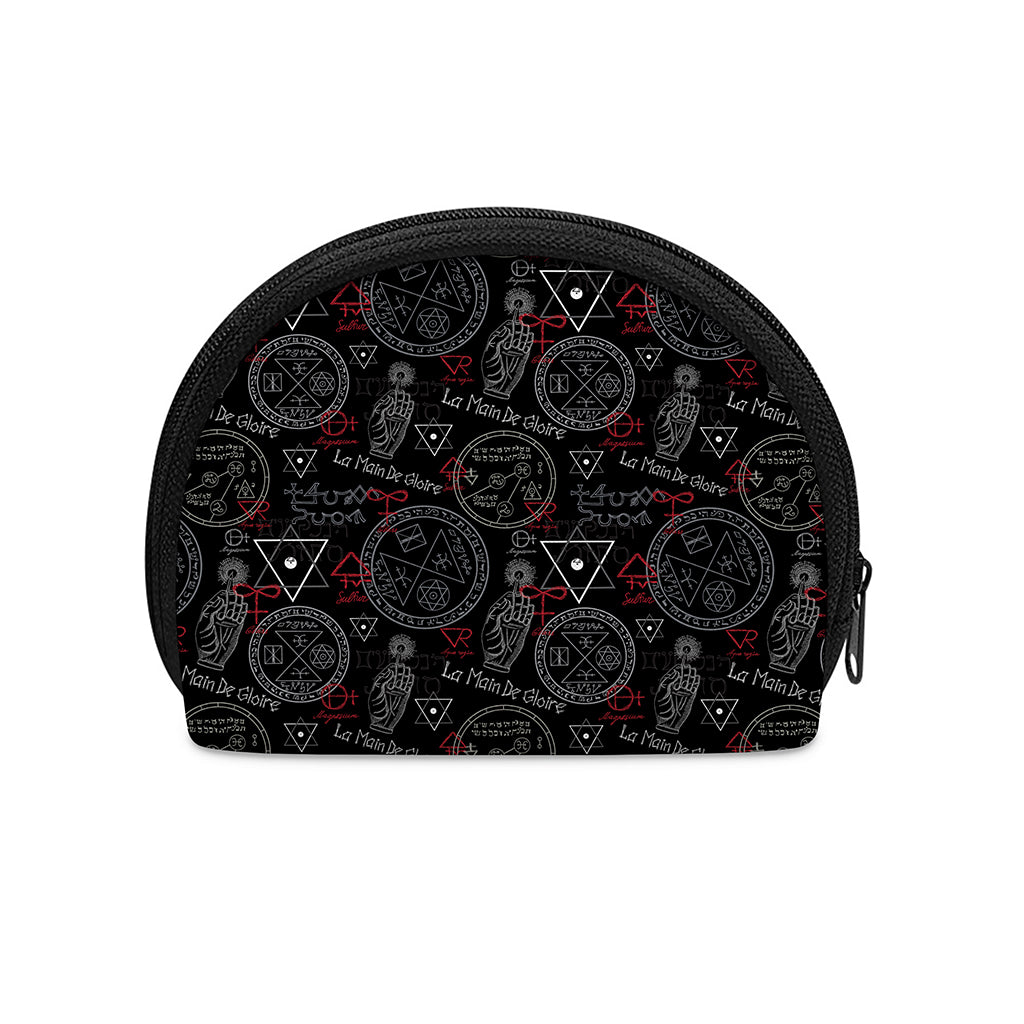 Hand Of Glory Black Magic Witch Print Coin Purse