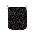 Hand Of Glory Black Magic Witch Print Collapsible Laundry Basket