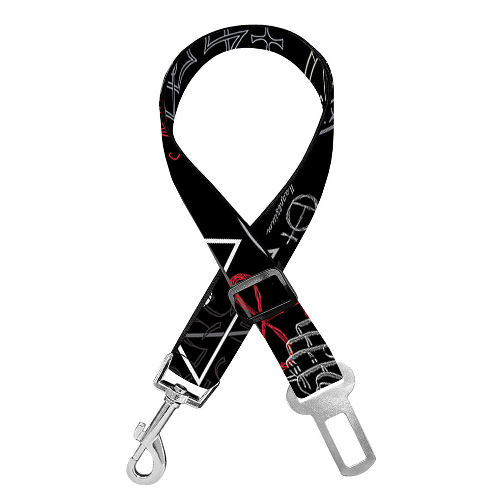 Hand Of Glory Black Magic Witch Print Dog Seat Belt
