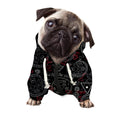 Hand Of Glory Black Magic Witch Print Dog Zip Up Hoodie