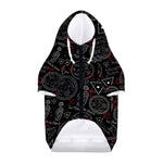 Hand Of Glory Black Magic Witch Print Dog Zip Up Hoodie