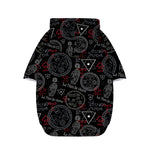 Hand Of Glory Black Magic Witch Print Dog Zip Up Hoodie