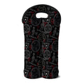 Hand Of Glory Black Magic Witch Print Double Neoprene Wine Tote