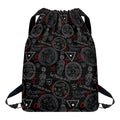 Hand Of Glory Black Magic Witch Print Drawstring Backpack