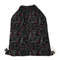 Hand Of Glory Black Magic Witch Print Drawstring Bag