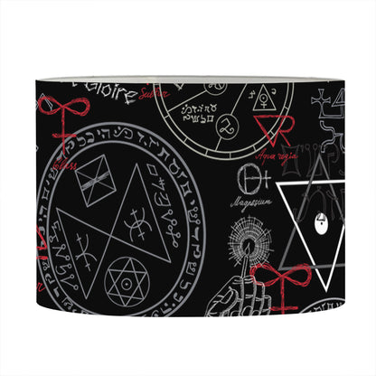 Hand Of Glory Black Magic Witch Print Drum Lamp Shade