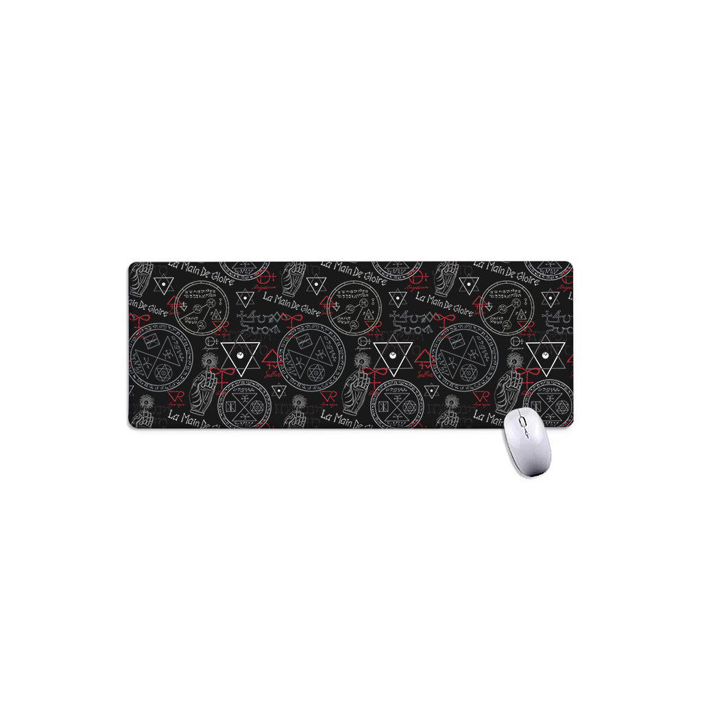 Hand Of Glory Black Magic Witch Print Extended Mouse Pad