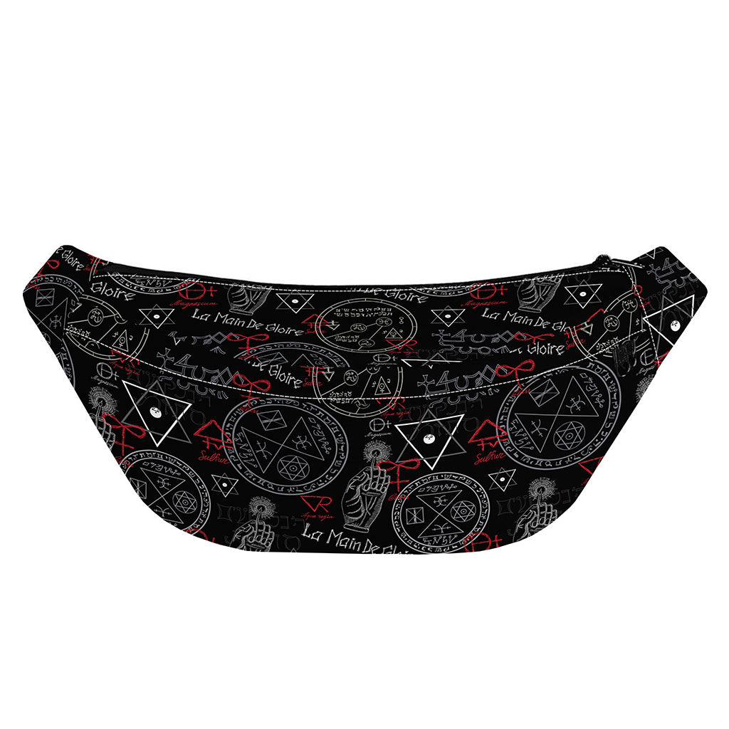 Hand Of Glory Black Magic Witch Print Fanny Pack