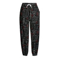 Hand Of Glory Black Magic Witch Print Fleece Lined Knit Pants