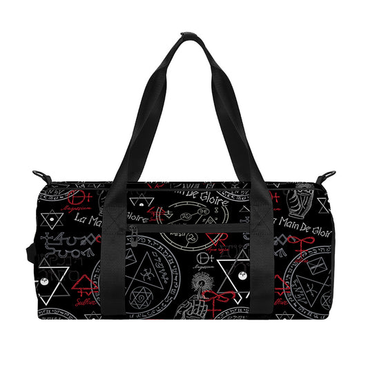Hand Of Glory Black Magic Witch Print Gym Bag