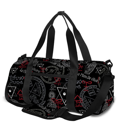 Hand Of Glory Black Magic Witch Print Gym Bag