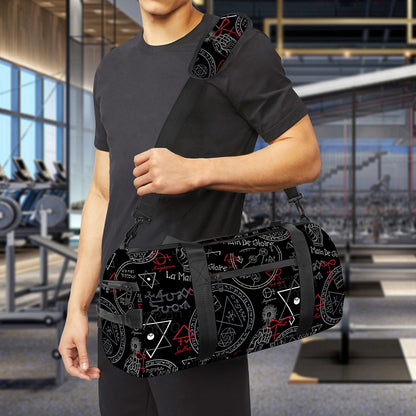 Hand Of Glory Black Magic Witch Print Gym Bag