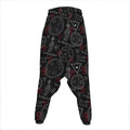 Hand Of Glory Black Magic Witch Print Hammer Pants