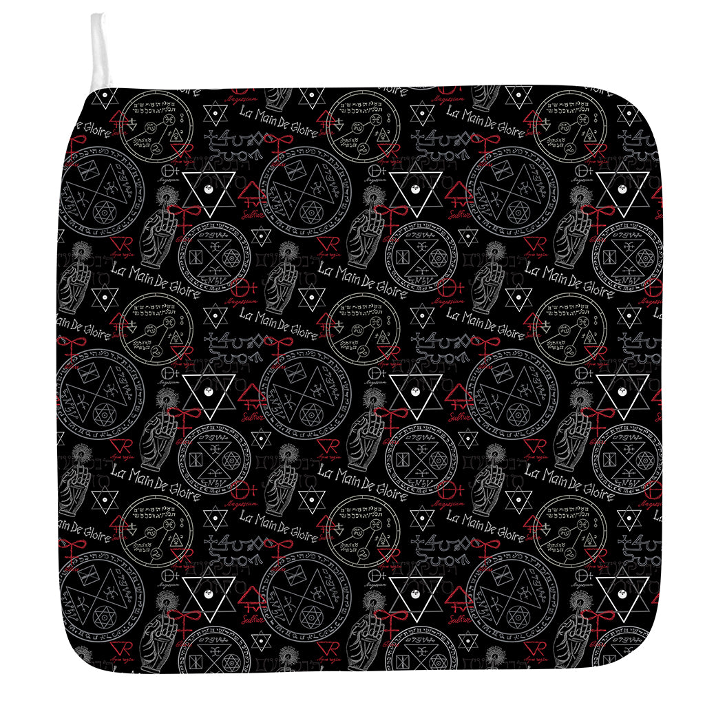 Hand Of Glory Black Magic Witch Print Hand Towel