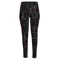Hand Of Glory Black Magic Witch Print High-Waisted Pocket Leggings