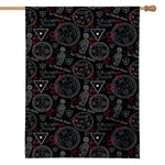 Hand Of Glory Black Magic Witch Print House Flag