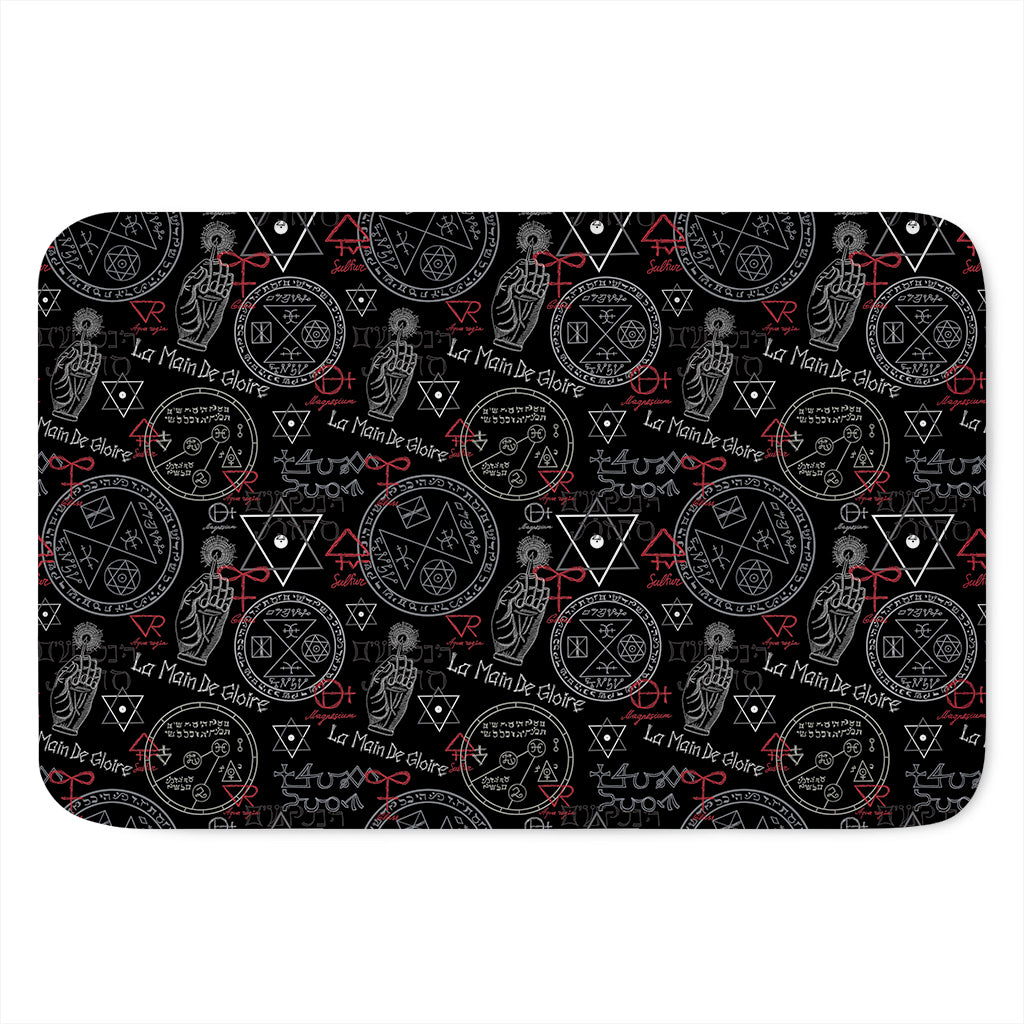 Hand Of Glory Black Magic Witch Print Indoor Door Mat