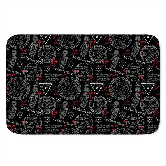 Hand Of Glory Black Magic Witch Print Indoor Door Mat