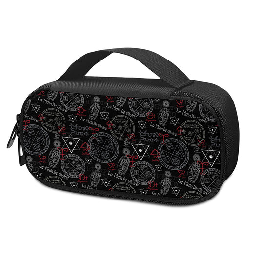 Hand Of Glory Black Magic Witch Print Insulin Cooler Travel Case