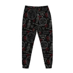 Hand Of Glory Black Magic Witch Print Jogger Pants