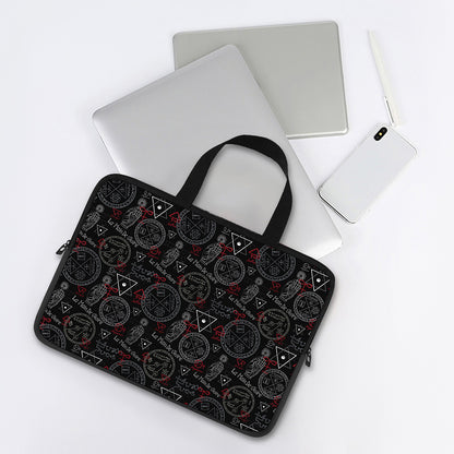 Hand Of Glory Black Magic Witch Print Laptop Sleeve With Handle