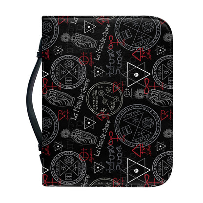 Hand Of Glory Black Magic Witch Print Leather Bible Cover