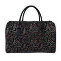 Hand Of Glory Black Magic Witch Print Leather Duffel Bag