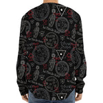 Hand Of Glory Black Magic Witch Print Long Sleeve Baseball Jersey