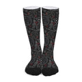 Hand Of Glory Black Magic Witch Print Long Socks