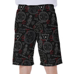 Hand Of Glory Black Magic Witch Print Men's Beach Shorts