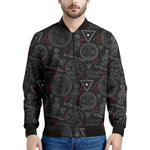 Hand Of Glory Black Magic Witch Print Men's Bomber Jacket
