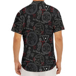 Hand Of Glory Black Magic Witch Print Men's Deep V-Neck Shirt