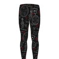 Hand Of Glory Black Magic Witch Print Men's Leggings