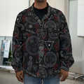Hand Of Glory Black Magic Witch Print Men's Shirt Jacket