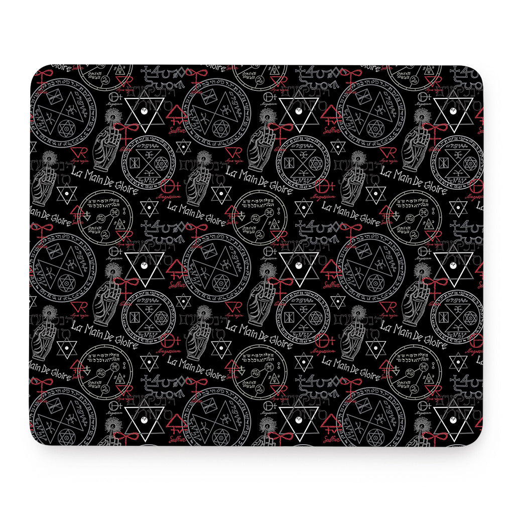 Hand Of Glory Black Magic Witch Print Mouse Pad