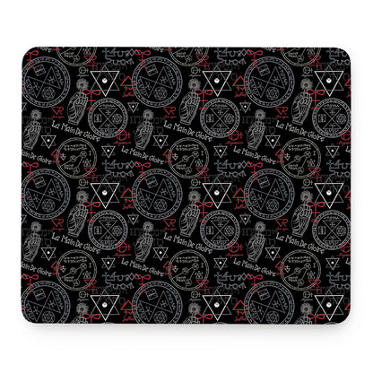 Hand Of Glory Black Magic Witch Print Mouse Pad